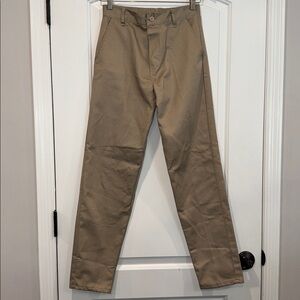 Genuine School Uniform Tan Pants Size Boys 14/16